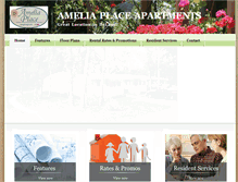 Tablet Screenshot of ameliaplace.com